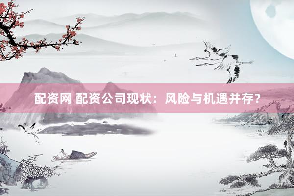 配资网 配资公司现状：风险与机遇并存？